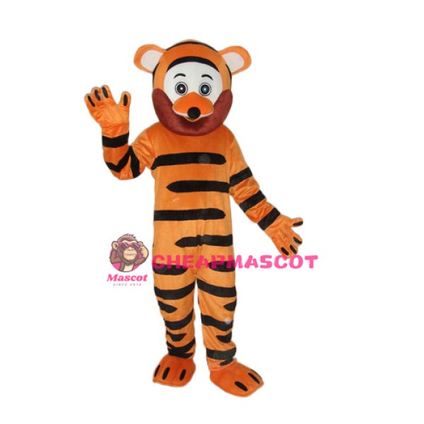 Old Version Tiger Mascot Adult Costume