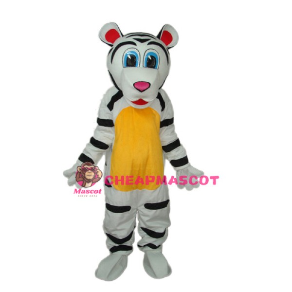 Colorful Tiger Mascot Adult Costume