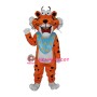 Spotted Funny Tiger Adult mascot costume