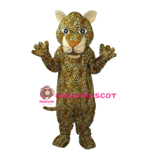 Young Leopard Mascot Adult Costume