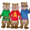 Theodore Chipmunk Mascot Adult Costume