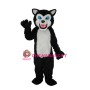 Black Wolf Adult Mascot Costume