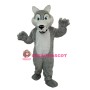Long-haired wolf Mascot Adult Costume