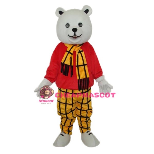 Free Bear Mascot Adult Costume