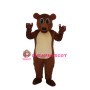 Golden Brown Bear Mascot Adult Costume