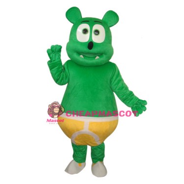 Green Bear Mascot Adult Costume