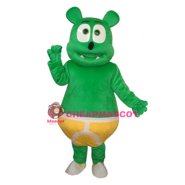 Green Bear Mascot Adult Costume