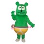 Green Bear Mascot Adult Costume