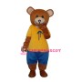 New Ribbon Teddy Bear Mascot Adult Costume