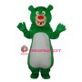 Short-haired Green Bear Mascot Adult Costume