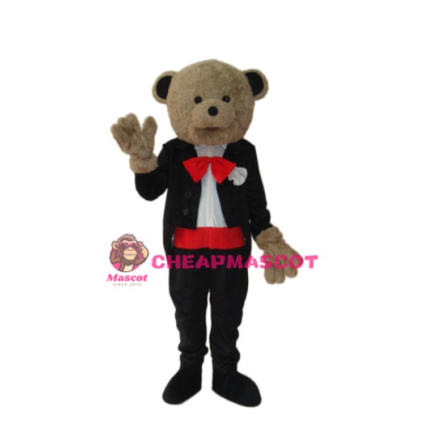 Wedding Bear Mascot Adult Costume