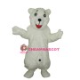 White Polar Bear Adult Mascot Costume