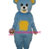 Yellow Belly Blue Bear Mascot Adult Costume