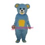 Yellow Belly Blue Bear Mascot Adult Costume