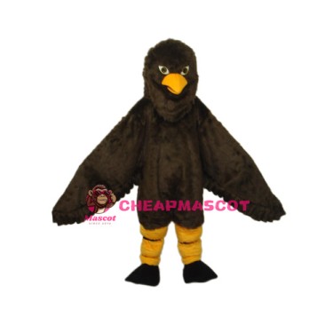 Long-haired Brown Eagle Mascot Adult Costume