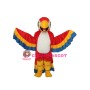 Red Parrot with Lace Tail Mascot Adult Costume