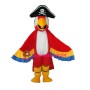 Red Pirate Parrot with Tail Mascot Adult Costume