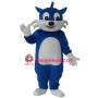 Blue Cat Mascot Adult Costume