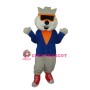 Cat Wear Glasses Mascot Adult Costume