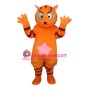 Orange Star Cat Mascot Adult Costume