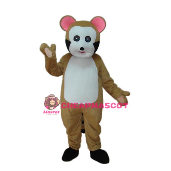 Small Brown Bobcat Mascot Adult Costume