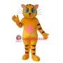 Yellow Star Cat Mascot Adult Costume
