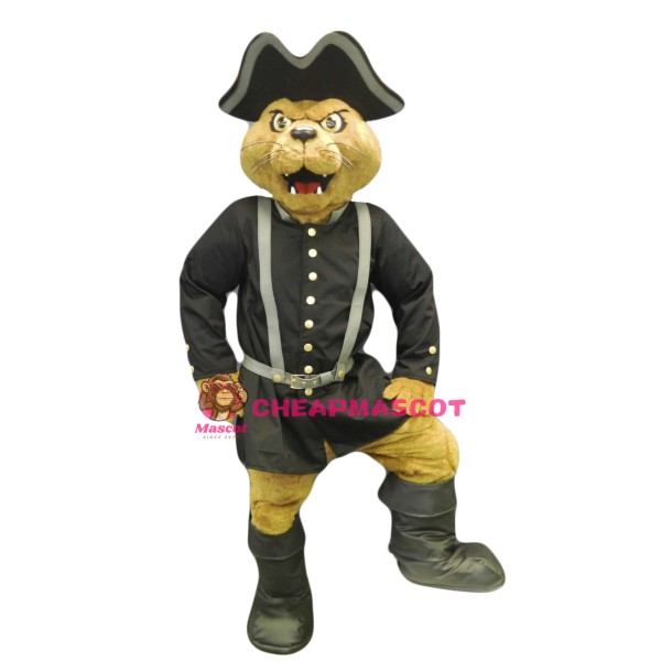 Cannoneer Cat Mascot Costume