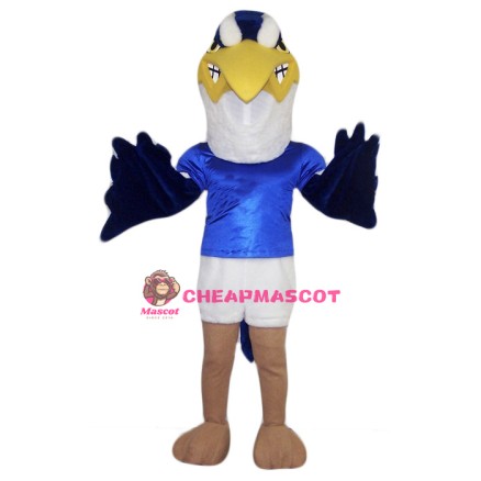 The Blue Heron Mascot Costume
