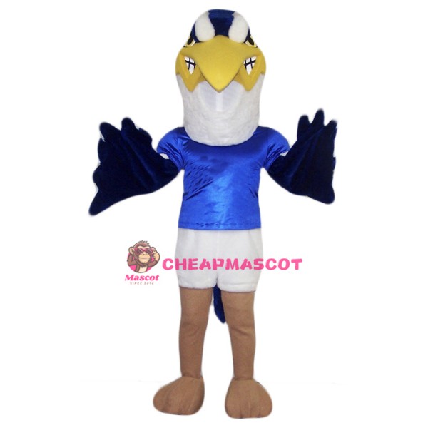 The Blue Heron Mascot Costume