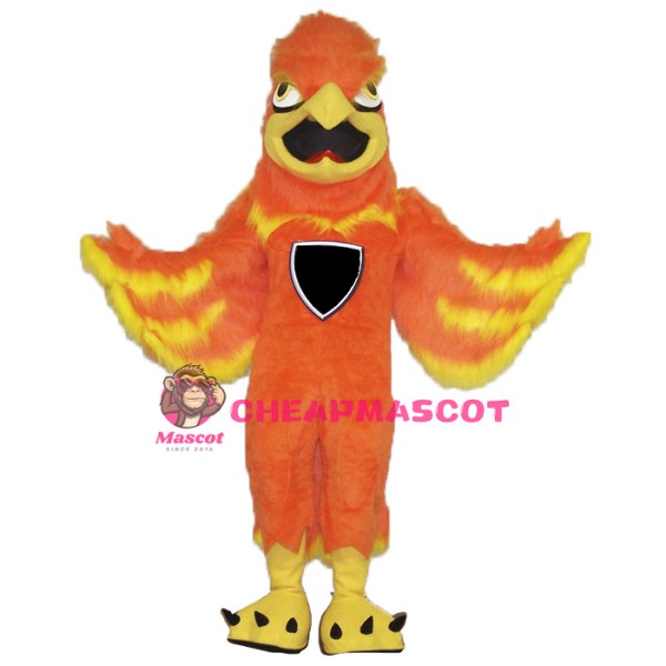 Fire Phoenix Mascot Costume