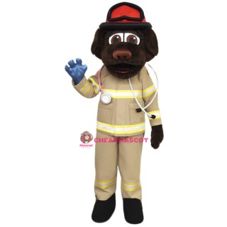 Fire Department Dog Mascot Costume