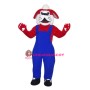 Doctor Red Dog Mascot Costume