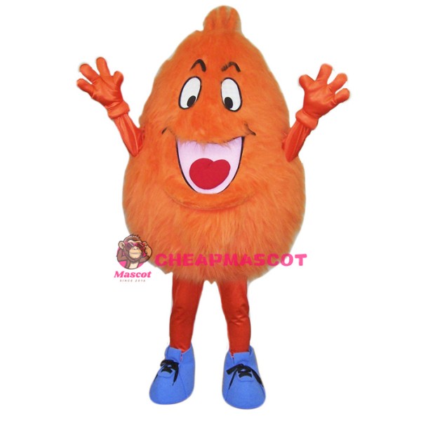 The Orange Monster Mascot Costume