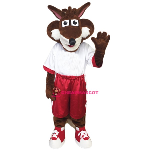 College Fox Mascot Costume