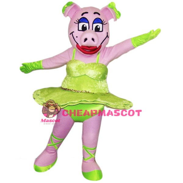 Dancing Pig Mascot Costume