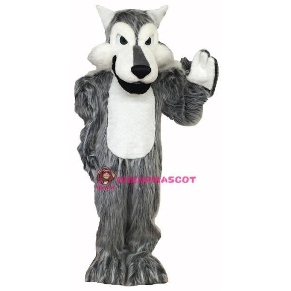 Gray Wolf  Mascot Costume