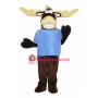 College Moose Mascot Costume