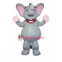 Grey & Pink Elephant Mascot Costume 