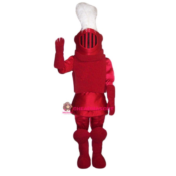 Red knight Mascot Costume