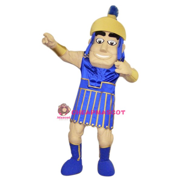 Happy Spartan Mascot Costume