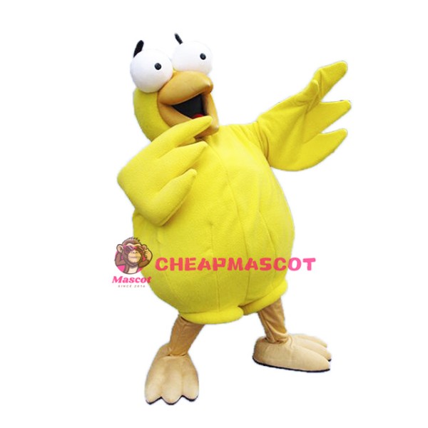 Yellow Chicken Mascot Costume
