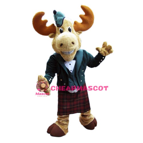 Adult Moose Mascot Costume