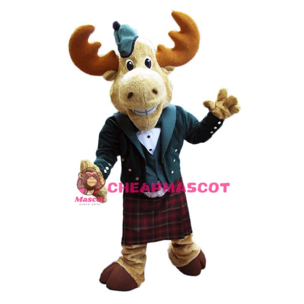 Adult Moose Mascot Costume