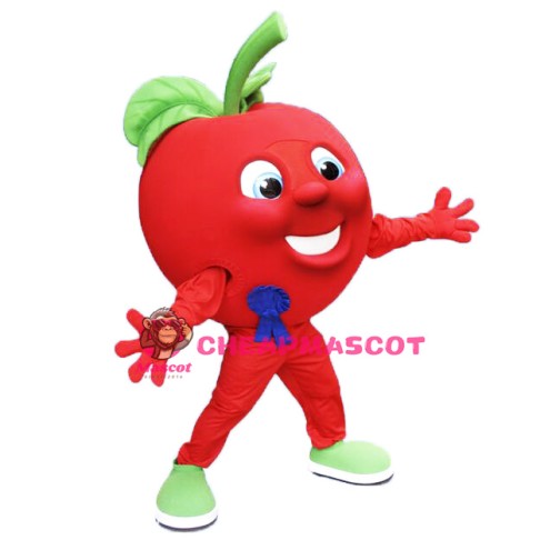 Red Apple Mascot Costume