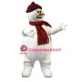 Cute Snowman Mascot Costume