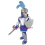 Blue & Silver Knight Mascot Costume