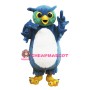 Blue Owl Mascot Costume