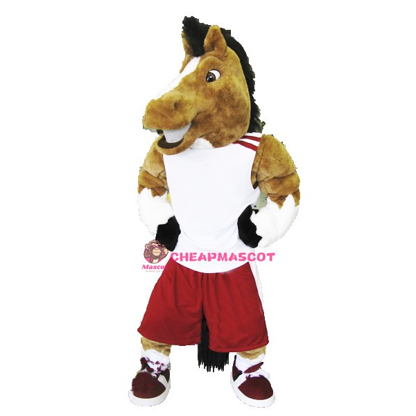 College Horse Mascot Costume