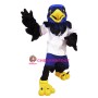Blue Hawk Mascot Costume