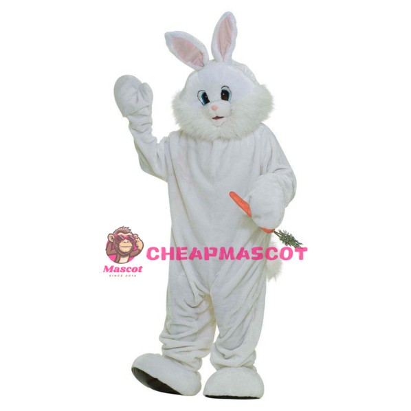 Plush Bunny Mascot Costume